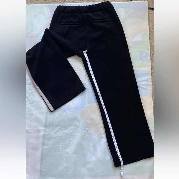 Inkatsu Fashion Heavy Velvet Elastic Waist Pull On Wide Leg Pants Size 160/64A - Picture 7 of 12